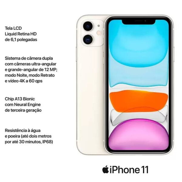 iPhone 11 Apple 128GB 6,1” 12MP iOS - Image 4